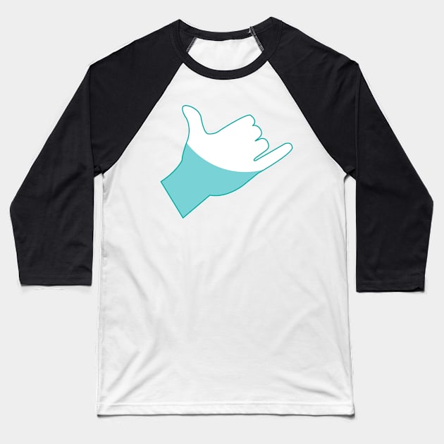 Surfer hand and wave | Gift idea Baseball T-Shirt by French Culture Shop